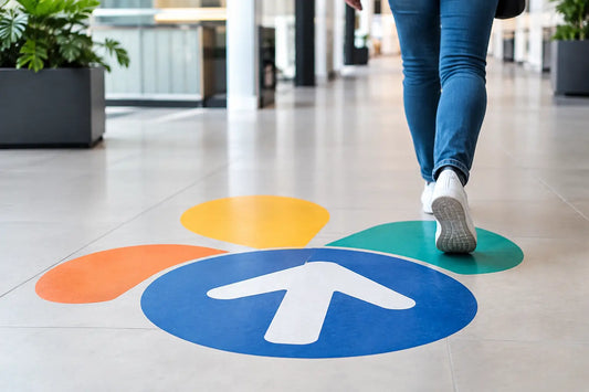 How to Design Floor Graphics That Get Noticed