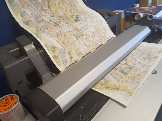 Large format scanning service