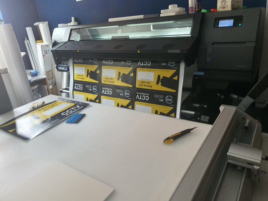 ustom made CCTV stickers