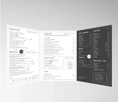 Folded Menu