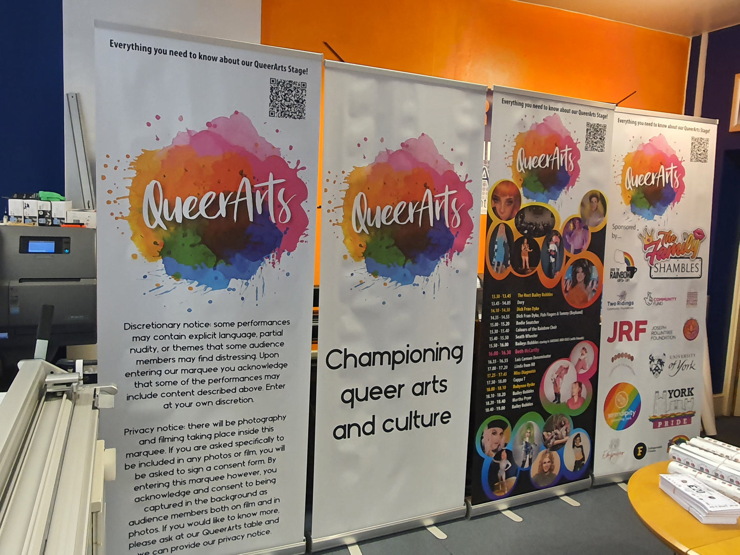 Pop Up Banners for local York Eevent