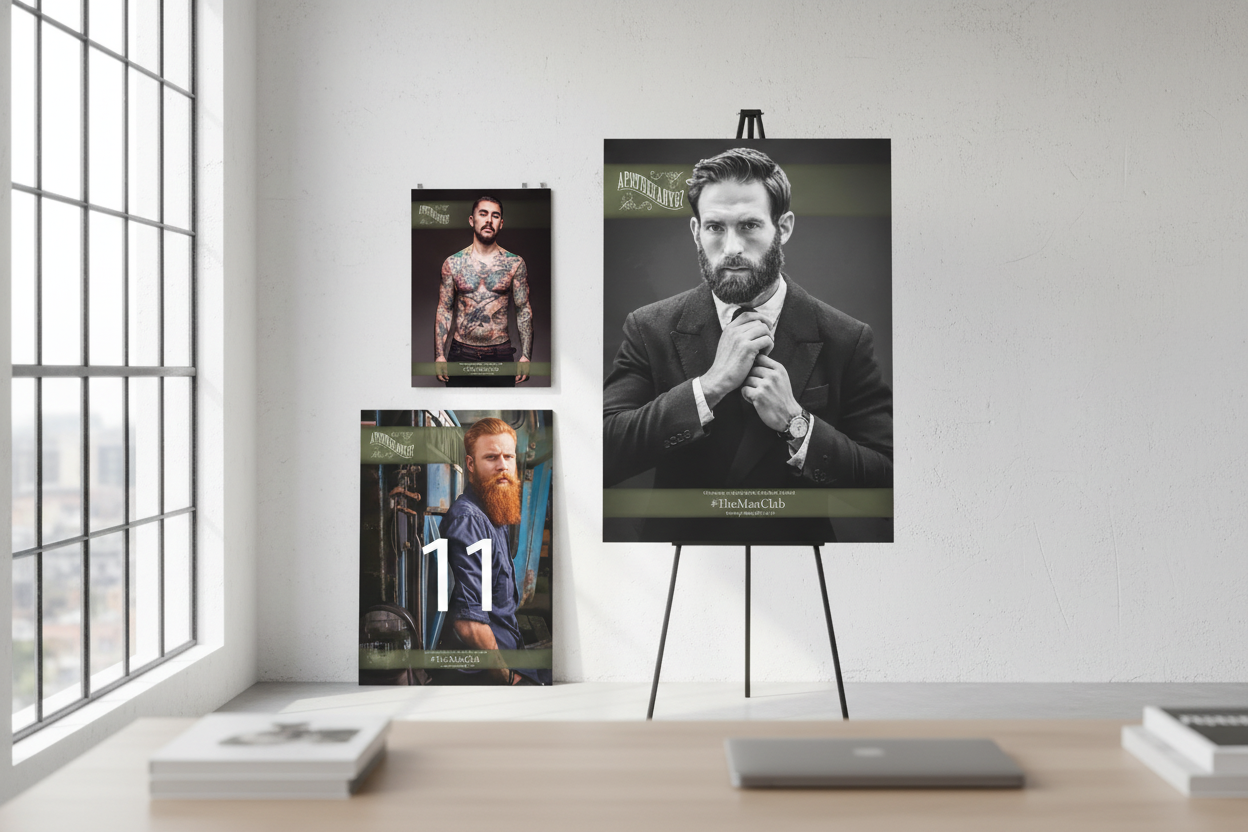 Poster Printing in professional studio setting