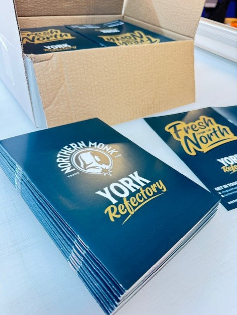 Full bleed stapled booklets